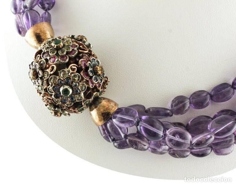 Joyeria: Joias - Colar de Ametistas e Ouro (2197) - Foto 6