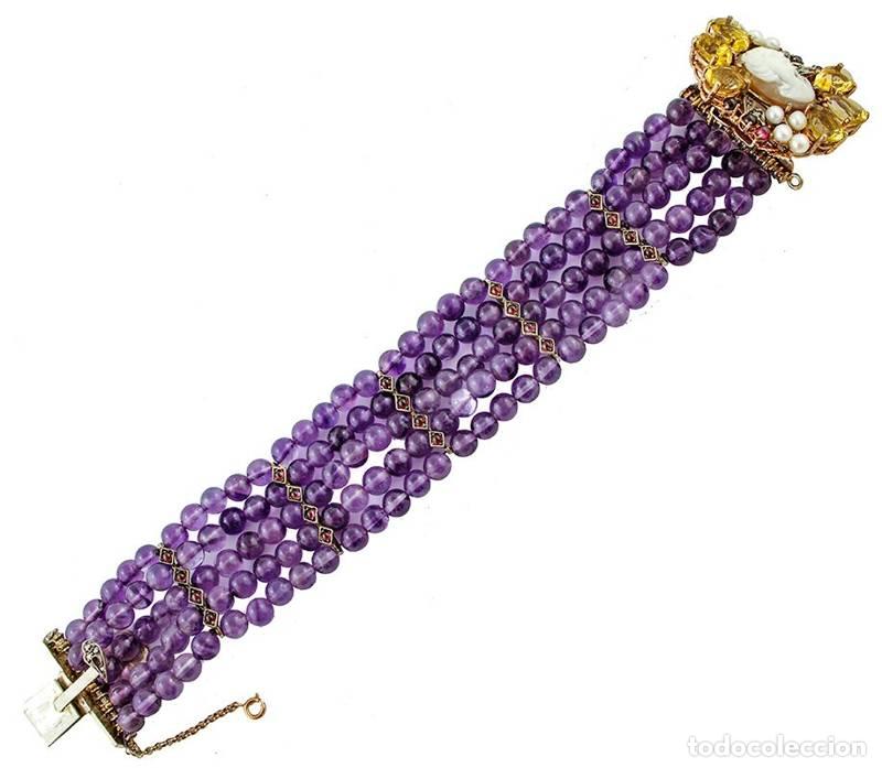 Joyeria: Joias - Pulseira de Ouro e prata (1899) - Foto 5