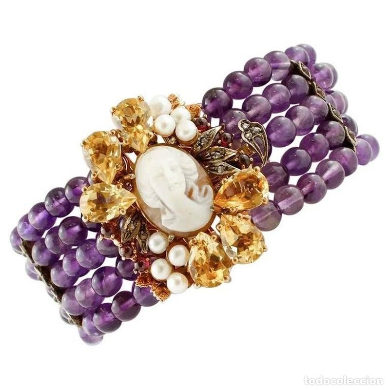 Joyeria: Joias - Pulseira de Ouro e prata (1899) - Foto 1