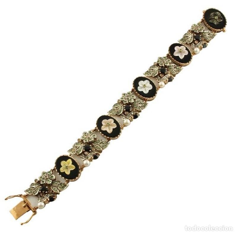 Joyeria: Joias - Pulseira de Ouro e prata (40) - Foto 8