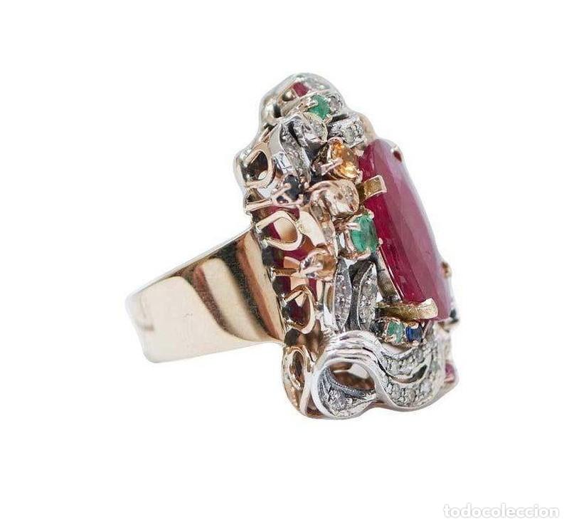 Joyeria: Joias - Anel de Ouro e prata (1799) - Foto 3