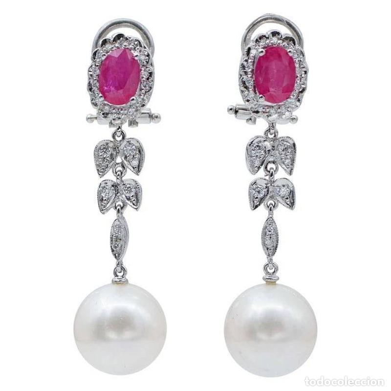 Jewelry: Joias - Brincos de Platina (1958)