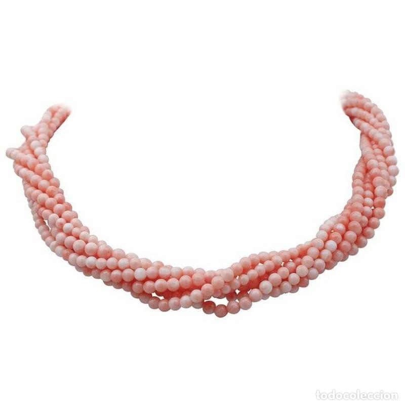 Jewelry: Joias - Colar de coral e Ouro (685)