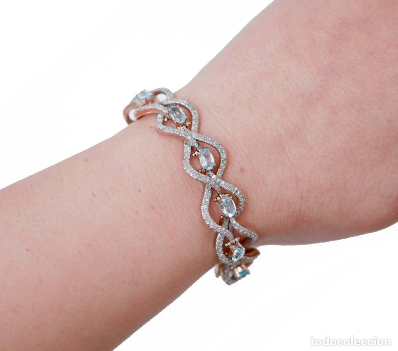 Joyeria: Joias - Pulseira de Ouro e prata (45) - Foto 5