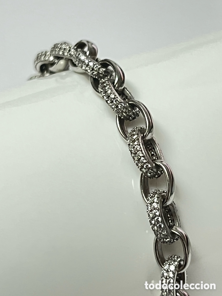 Joyeria: Pulsera de Eslabones con Dise&ntilde;o Exclusivo en Plata 925 /pul104
