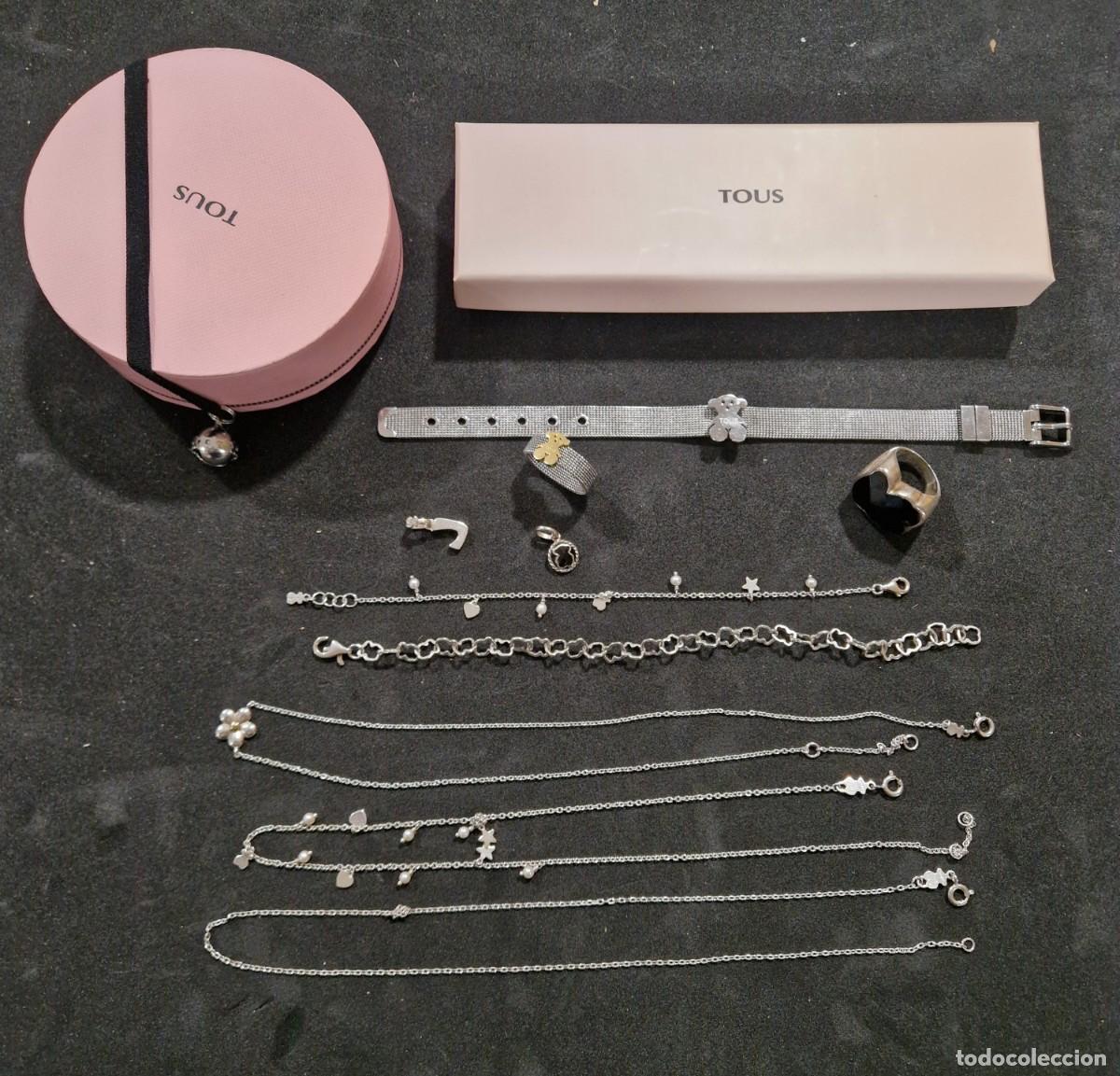 Joyeria: Lote Tous: 10 piezas, m&aacute;s dos cajas, todo original.