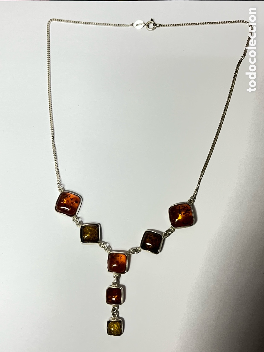 Joyeria: Gargantilla desmaya y &aacute;mbar / CC350 - Foto 3