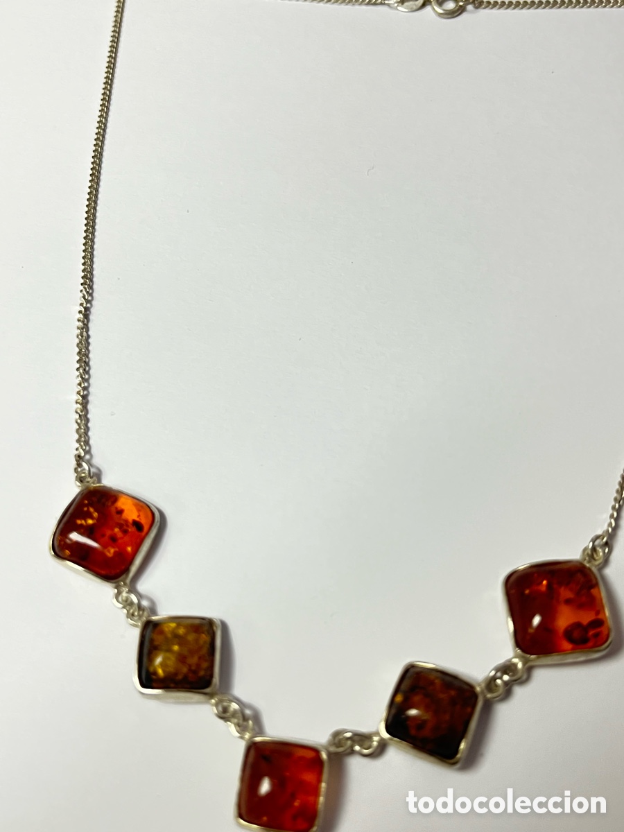 Joyeria: Gargantilla desmaya y &aacute;mbar / CC350 - Foto 5