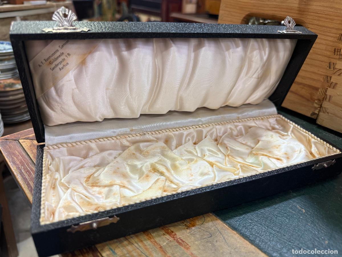 Joyeria: ANTIGUA CAJA ESTUCHE DE JOYERIA - MEDIDA 28X10X5 CM