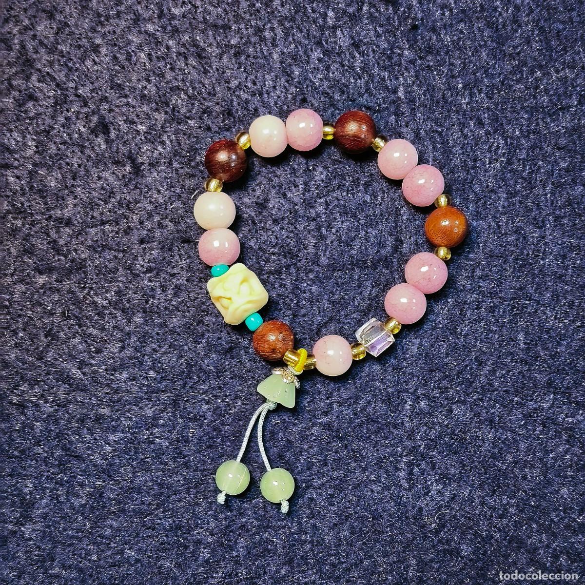 Joaillerie: PULSERA AGATAS NATURALES CON SWAROSKI Y DIGET COLGANTE CON PIEDRAS