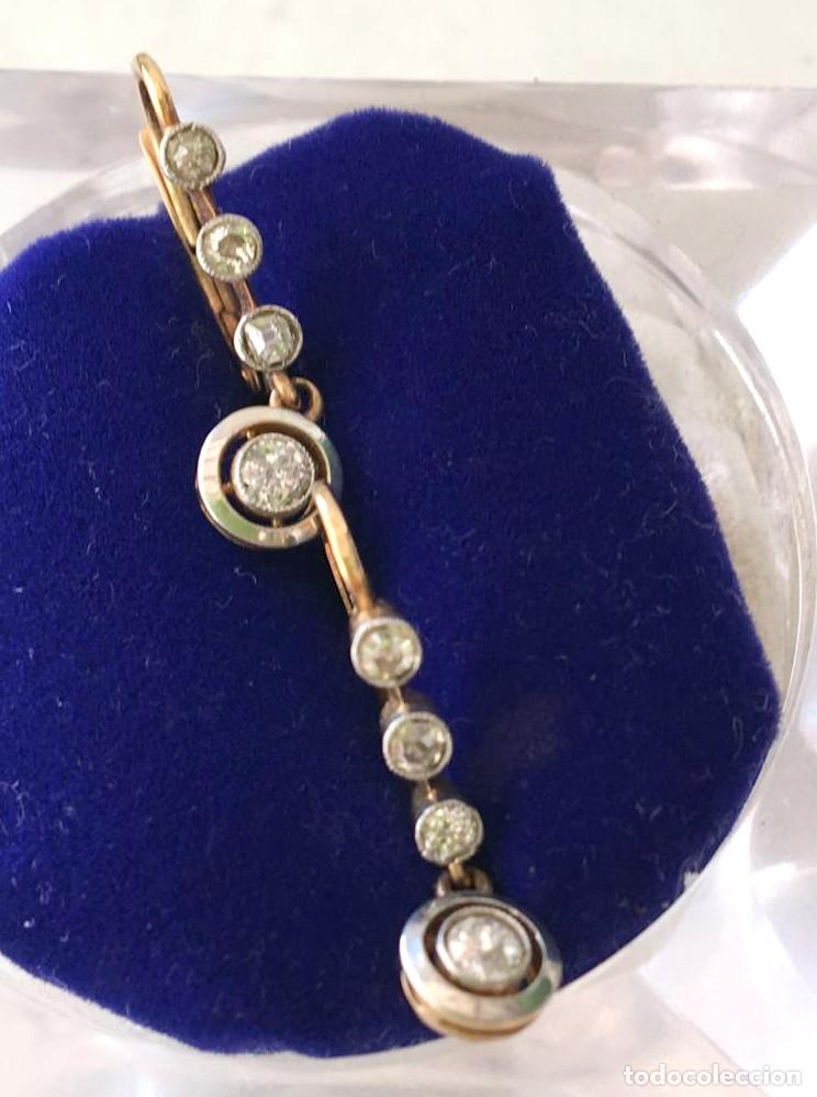Joyeria: Pendientes de oro con diamantes - Foto 5