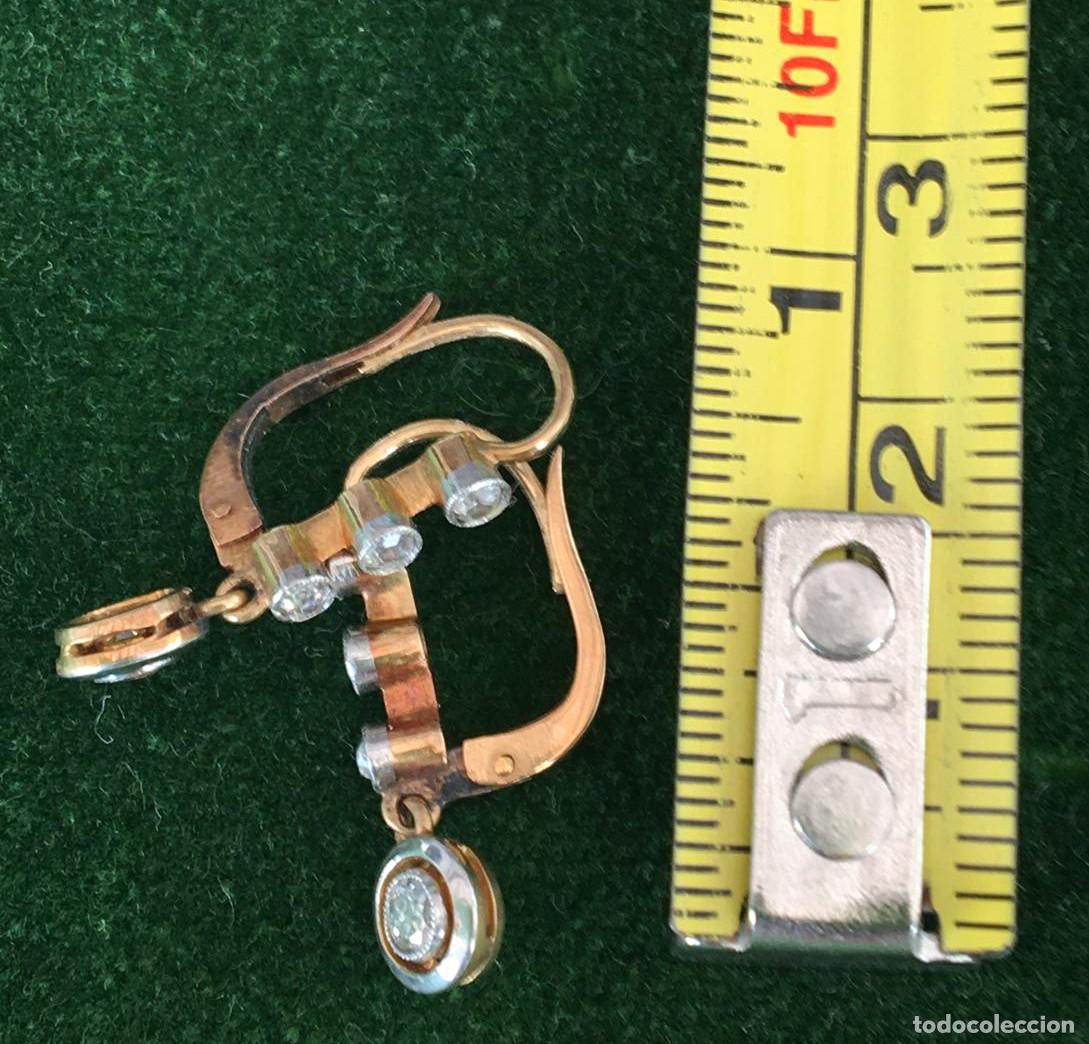 Joyeria: Pendientes de oro con diamantes - Foto 6