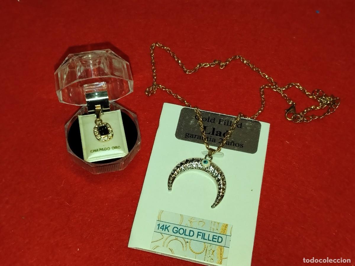 Joyeria: CONJUNTO DE 2 COLGANTES Y CIRCONITA EN GOLD FILLED 14K