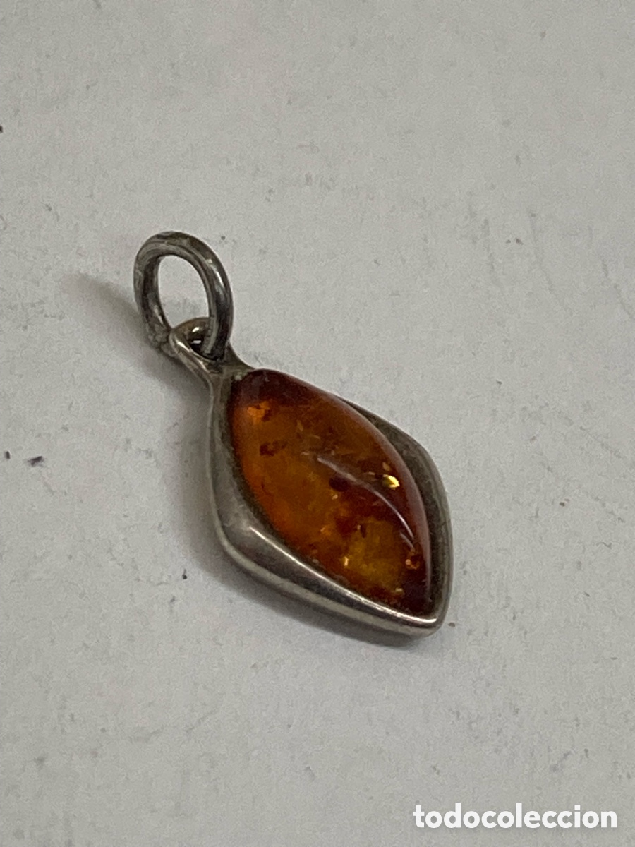 Joyeria: Colgante de plata Ambar C571 - Foto 1
