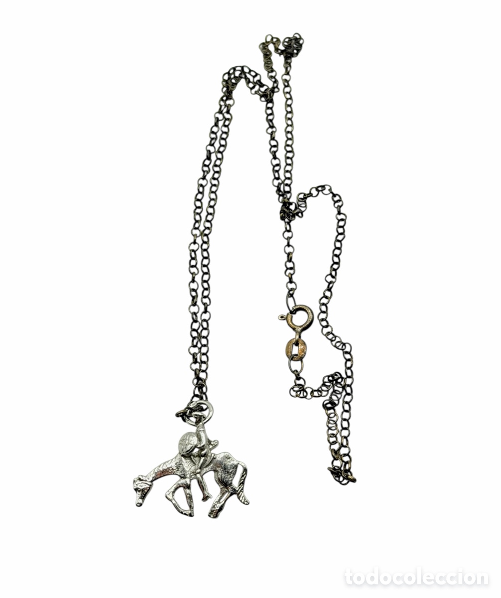 Joyeria: Colgante Don Quijote Plateado
