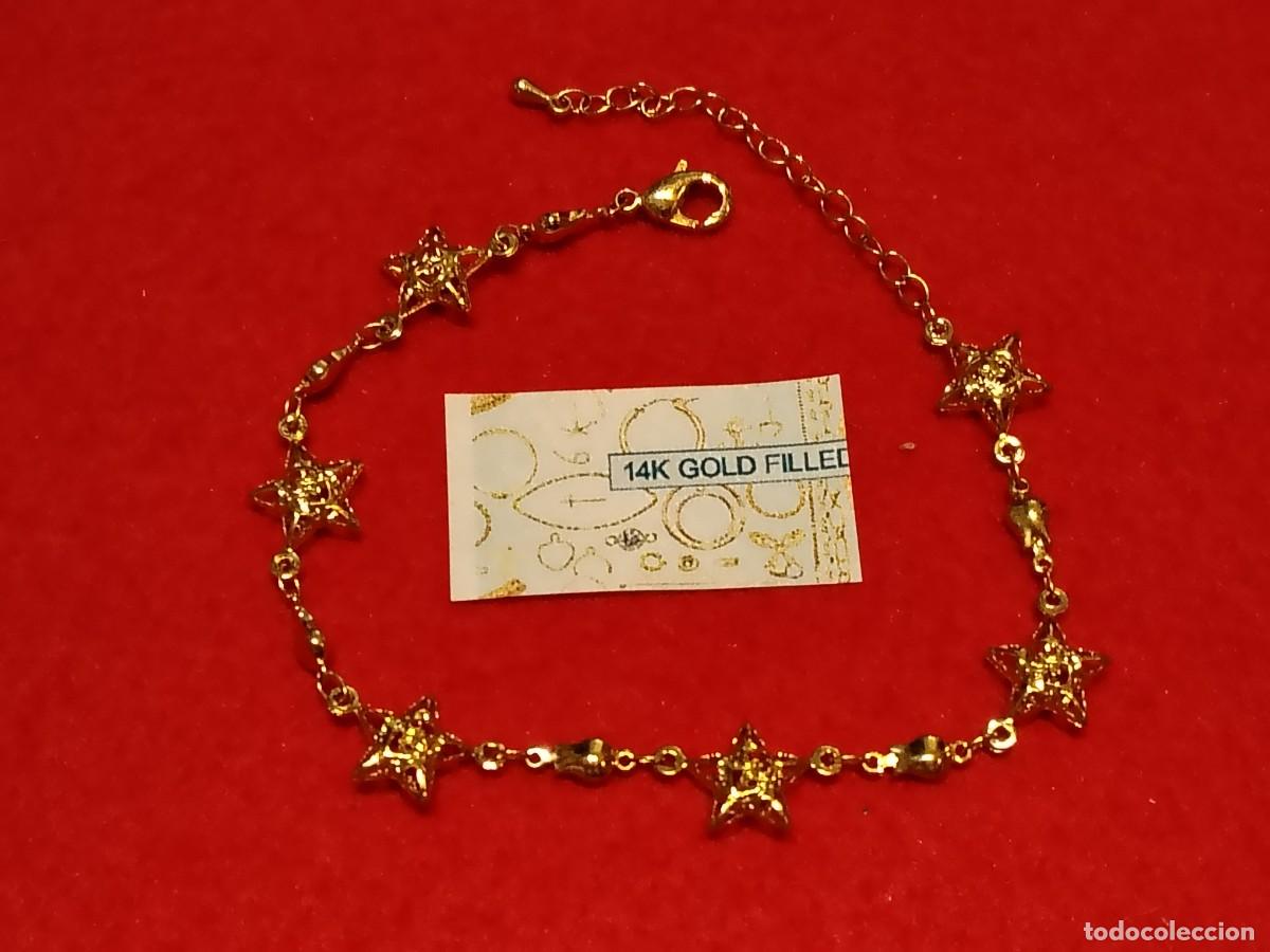 Joyeria: PRECIOSA TOBILLERA CON ESTRELLA EN GOLD FILLED 14K, DISE&Ntilde;O EXCLUSIVO