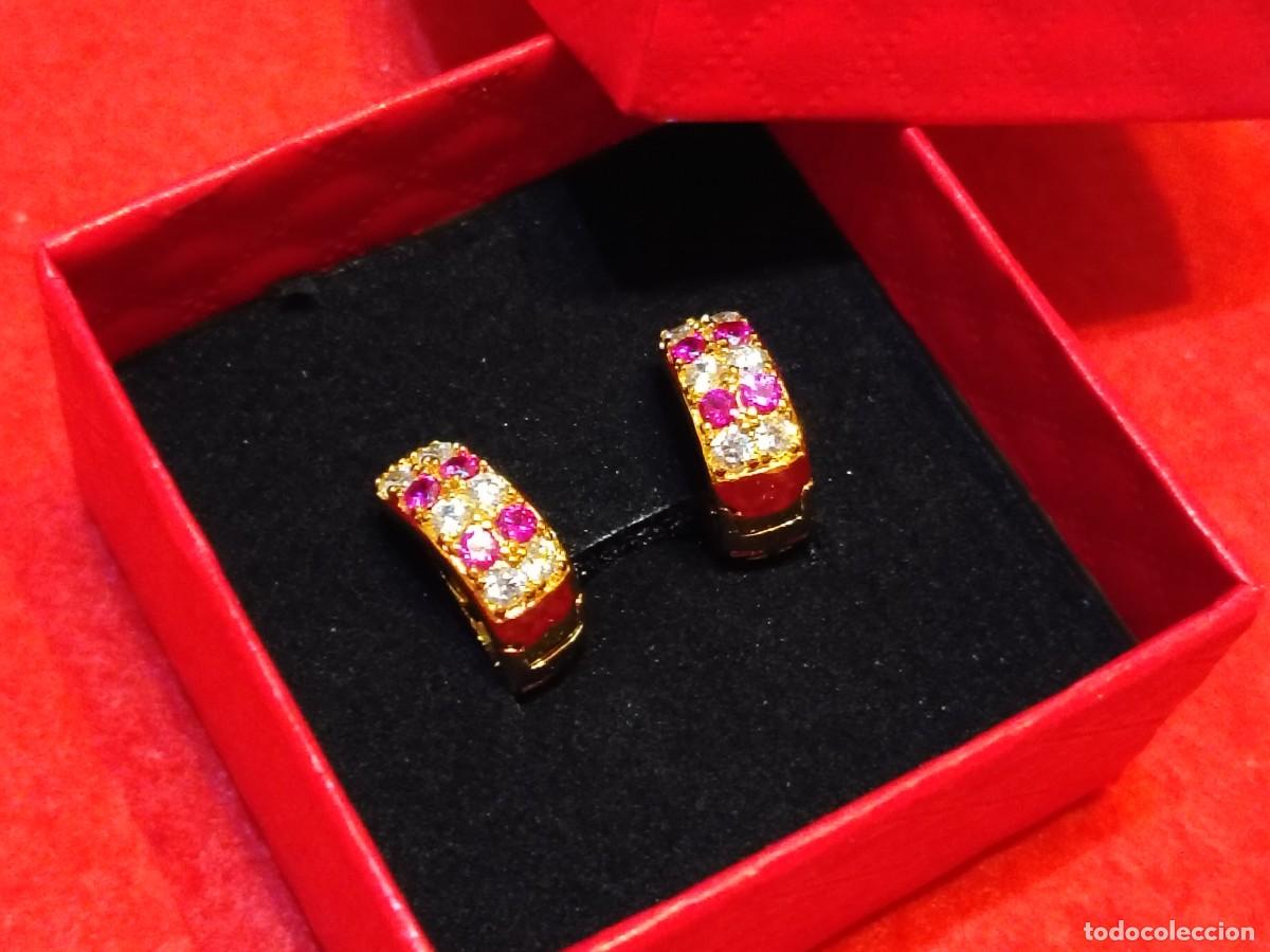 Gioielleria: PRECIOSOS PENDIENTES CON CIRCONITA EN GOLD FILLED 14K, DISE&Ntilde;O EXCLUSIVO