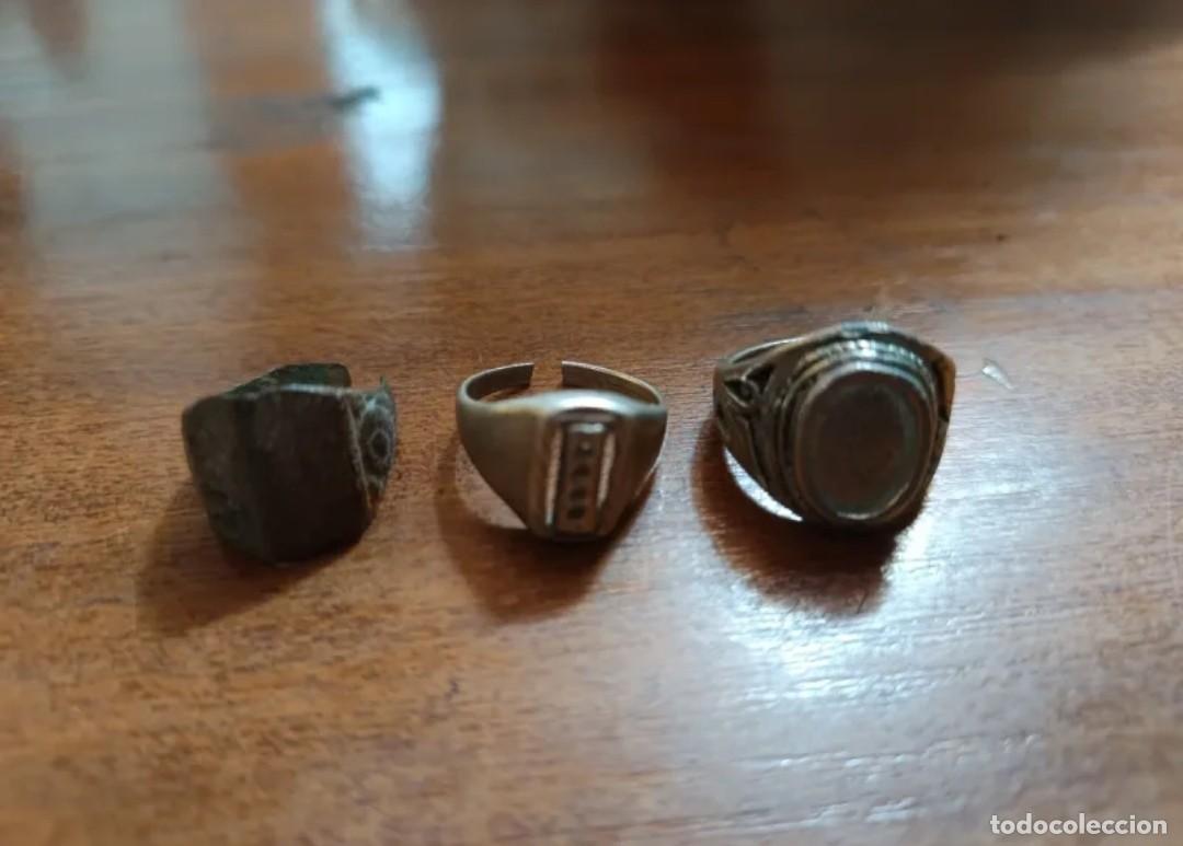 Joyeria: Lote de anillos/sellos romanos,militares...
