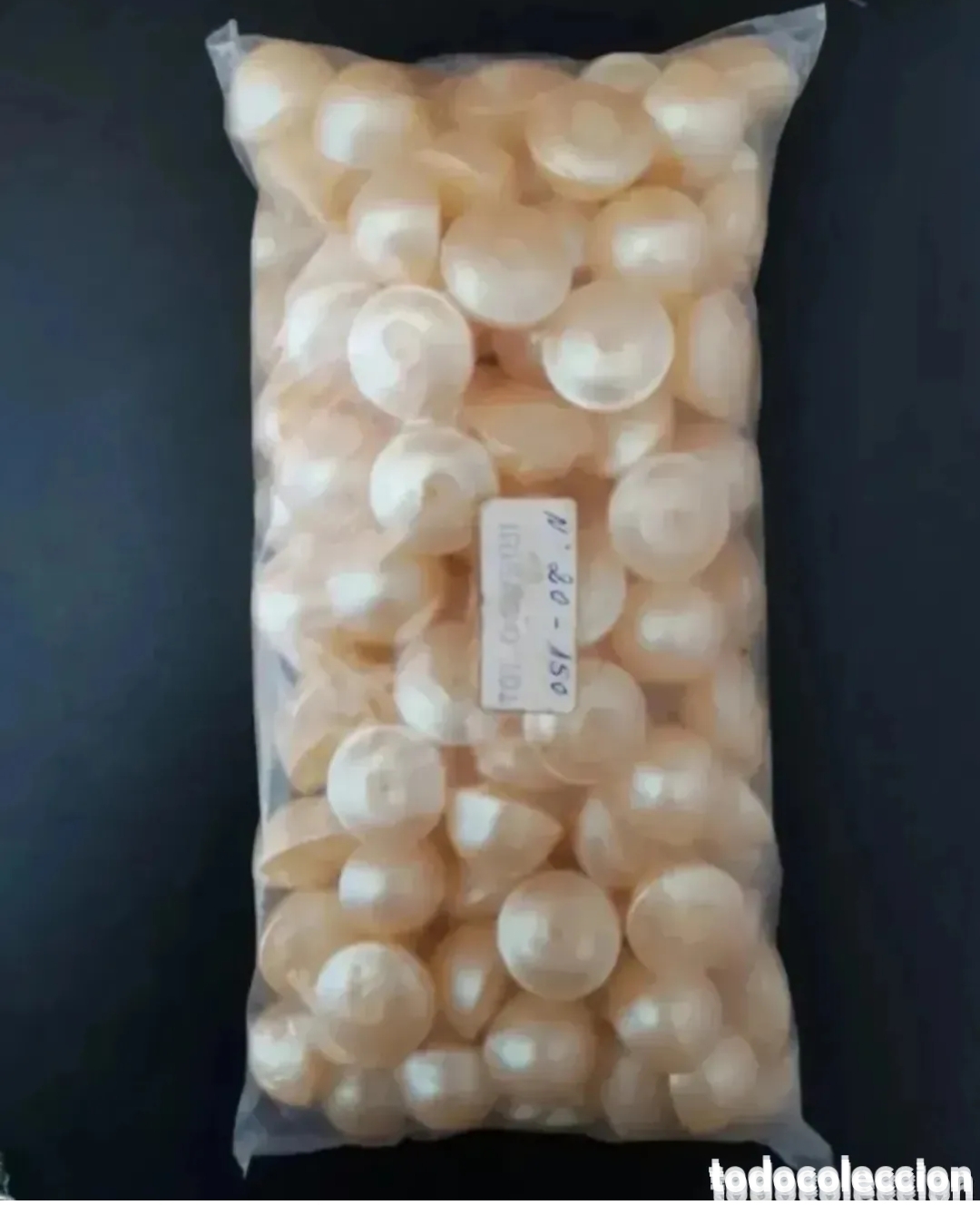 Joyeria: Paquete media perla crema irisada 20mm