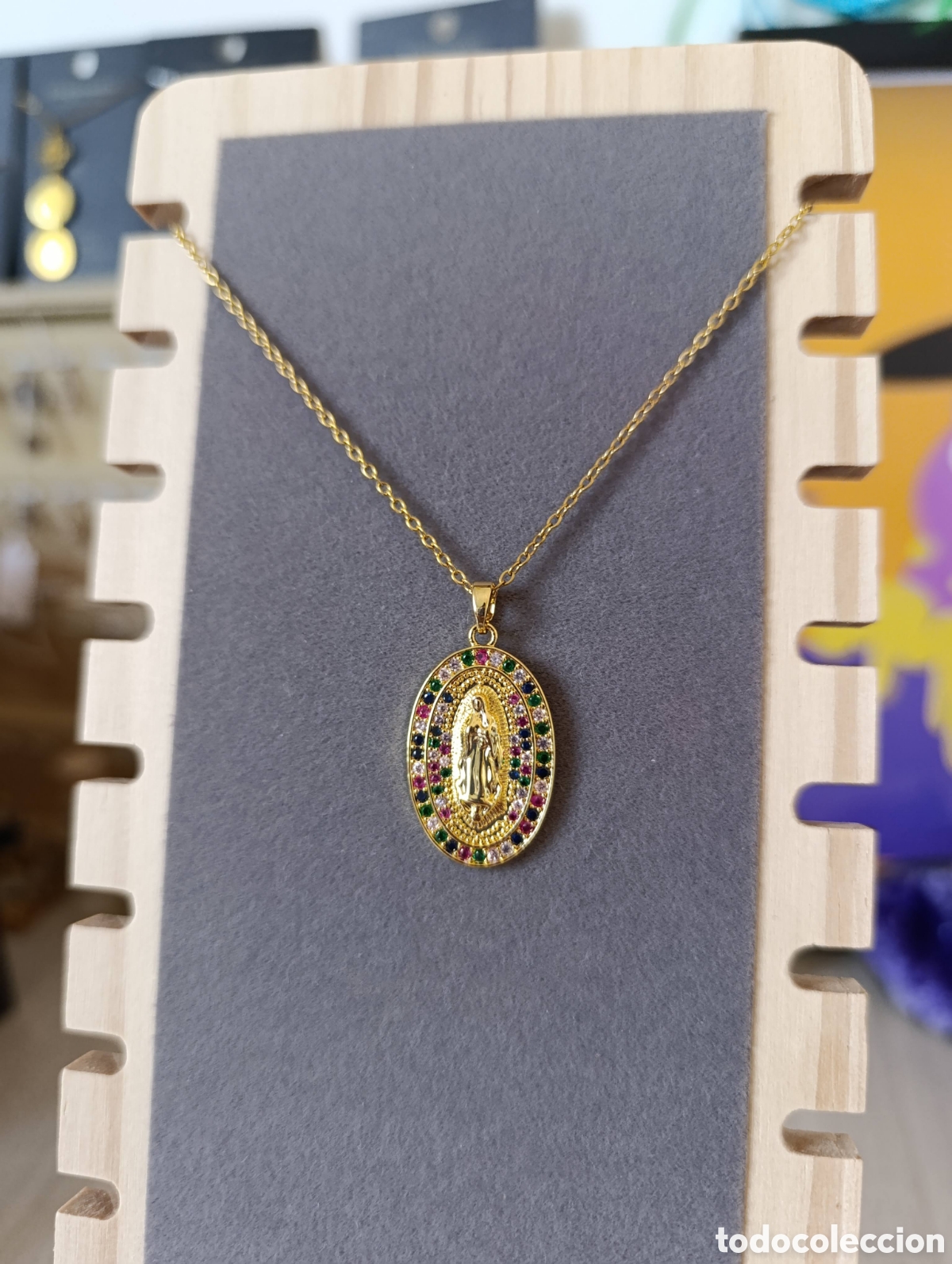 Joyeria: Collar virgen multicolor - Foto 3