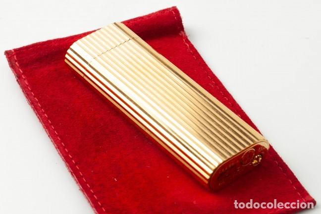 Joyeria: Encendedor Cartier chapado en oro