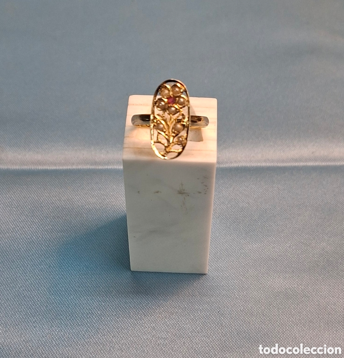 Joyeria: Anillo antiguo de oro 18k &ndash; Finales del siglo XIX
