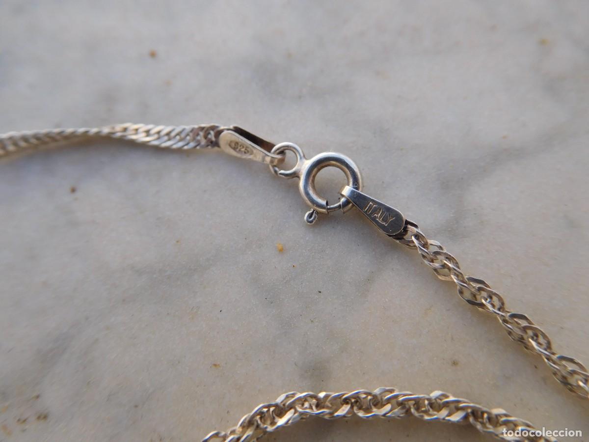 Joyeria: Colgante de plata con forma de coraz&oacute;n y cadena - Foto 3