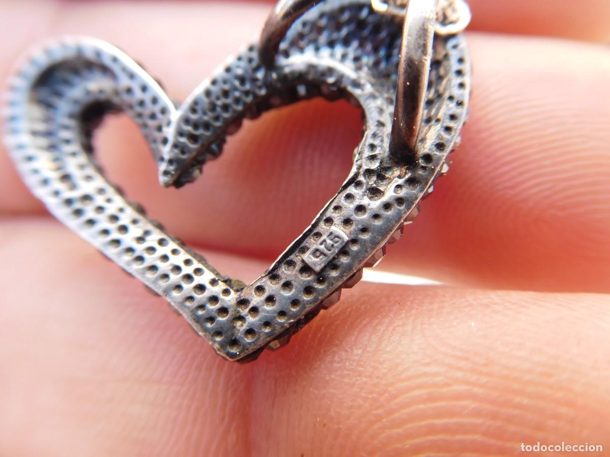 Joyeria: Colgante de plata con forma de coraz&oacute;n y cadena - Foto 6