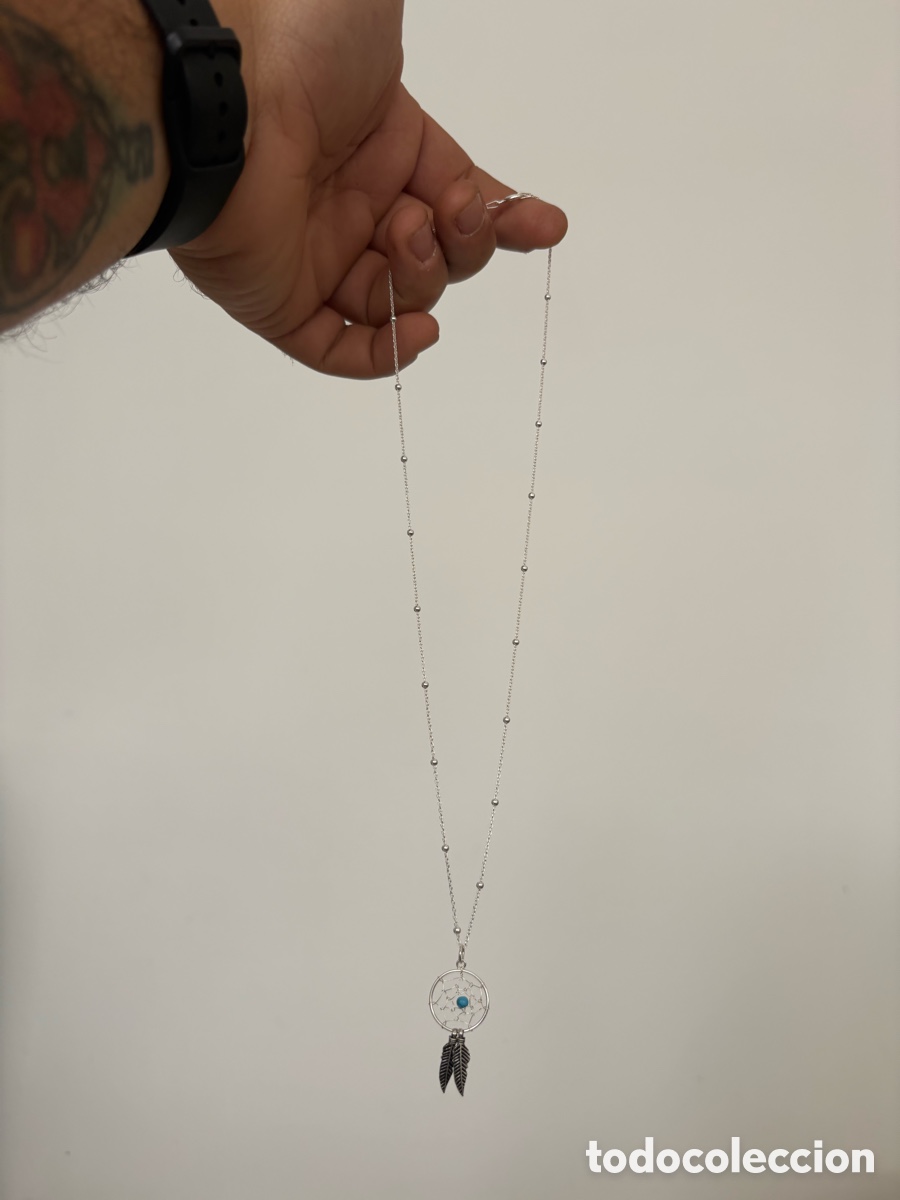 Joyeria: Cadena y Colgante &ldquo; Atrapasue&ntilde;os &ldquo; / Plata de ley 925