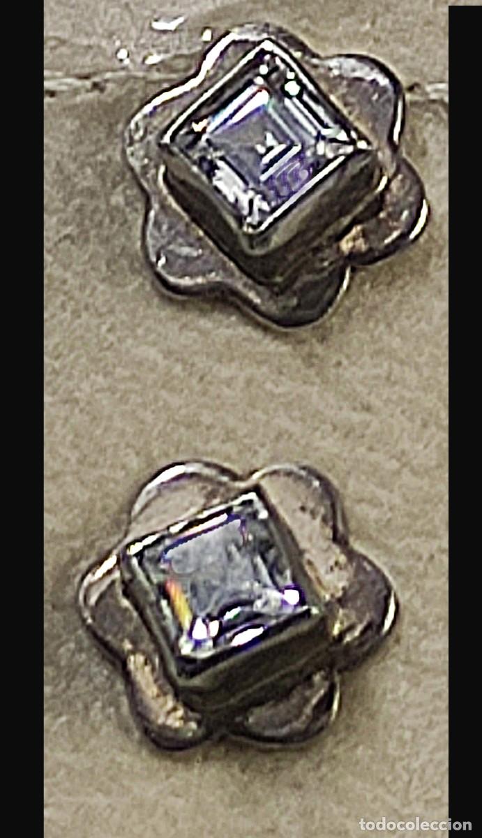 Joyeria: Pendientes de plata con piedras - Foto 3