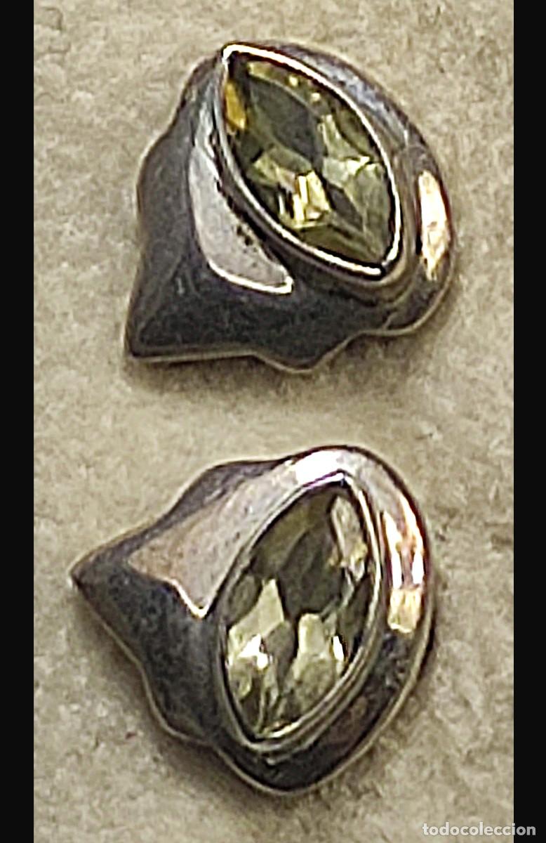 Joyeria: Pendientes de plata con piedras - Foto 4