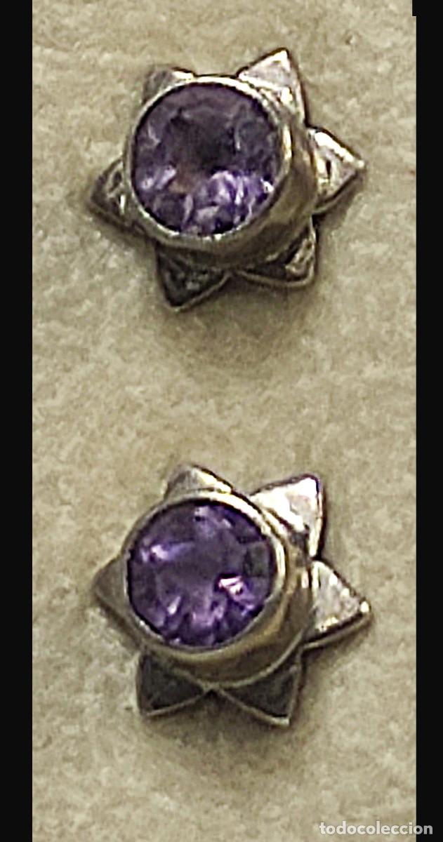Joyeria: Pendientes de plata con piedras - Foto 6