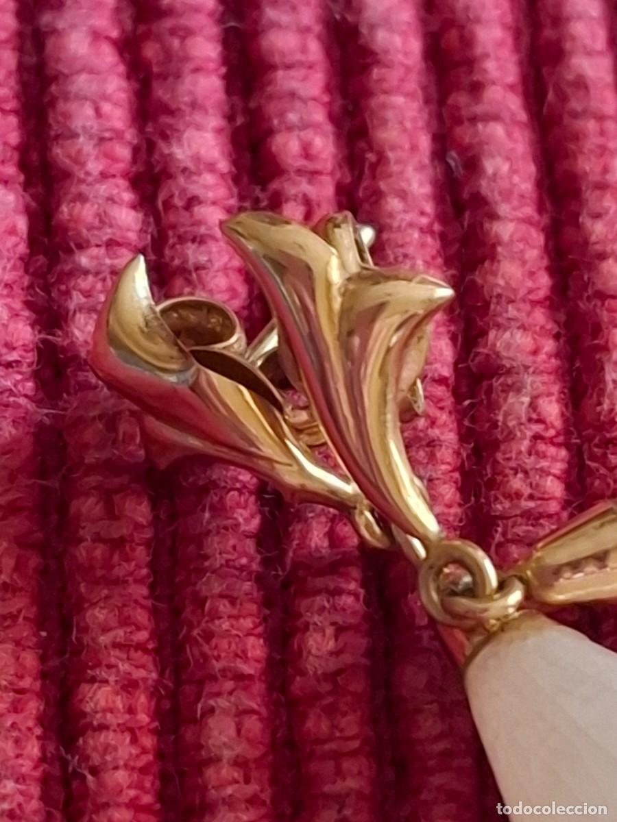 Joyeria: PENDIENTES DE ORO DE 18 QUILATES Y PERLAS - Foto 2