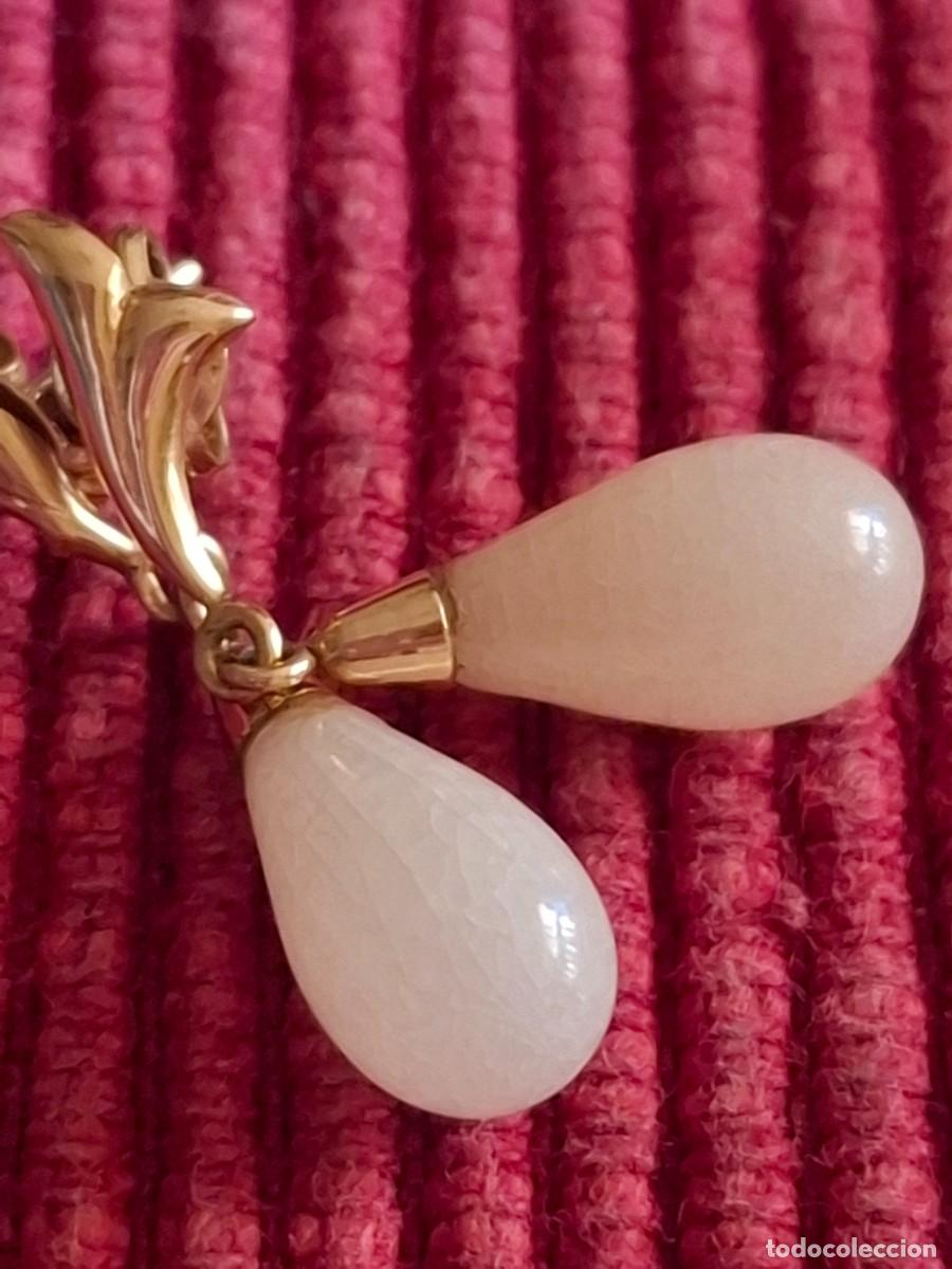 Joyeria: PENDIENTES DE ORO DE 18 QUILATES Y PERLAS - Foto 4