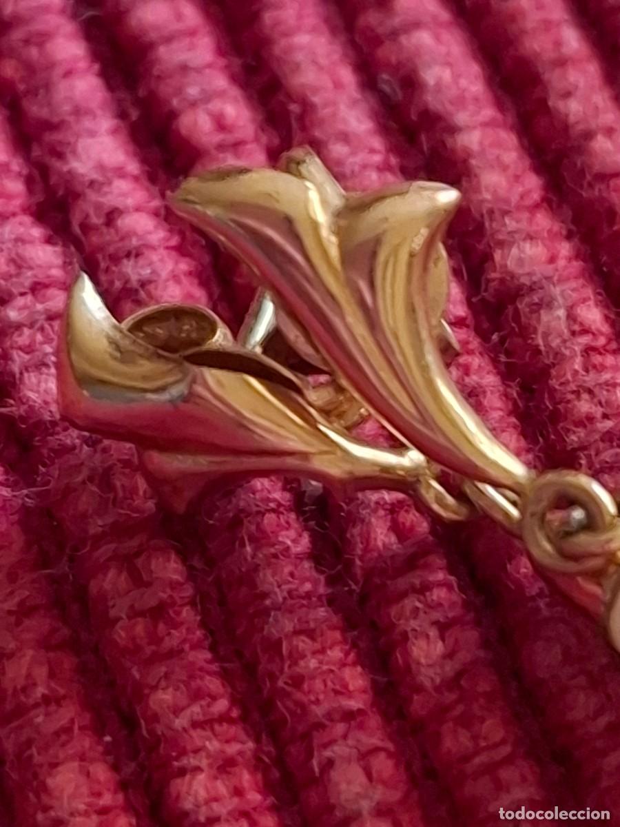 Joyeria: PENDIENTES DE ORO DE 18 QUILATES Y PERLAS - Foto 5