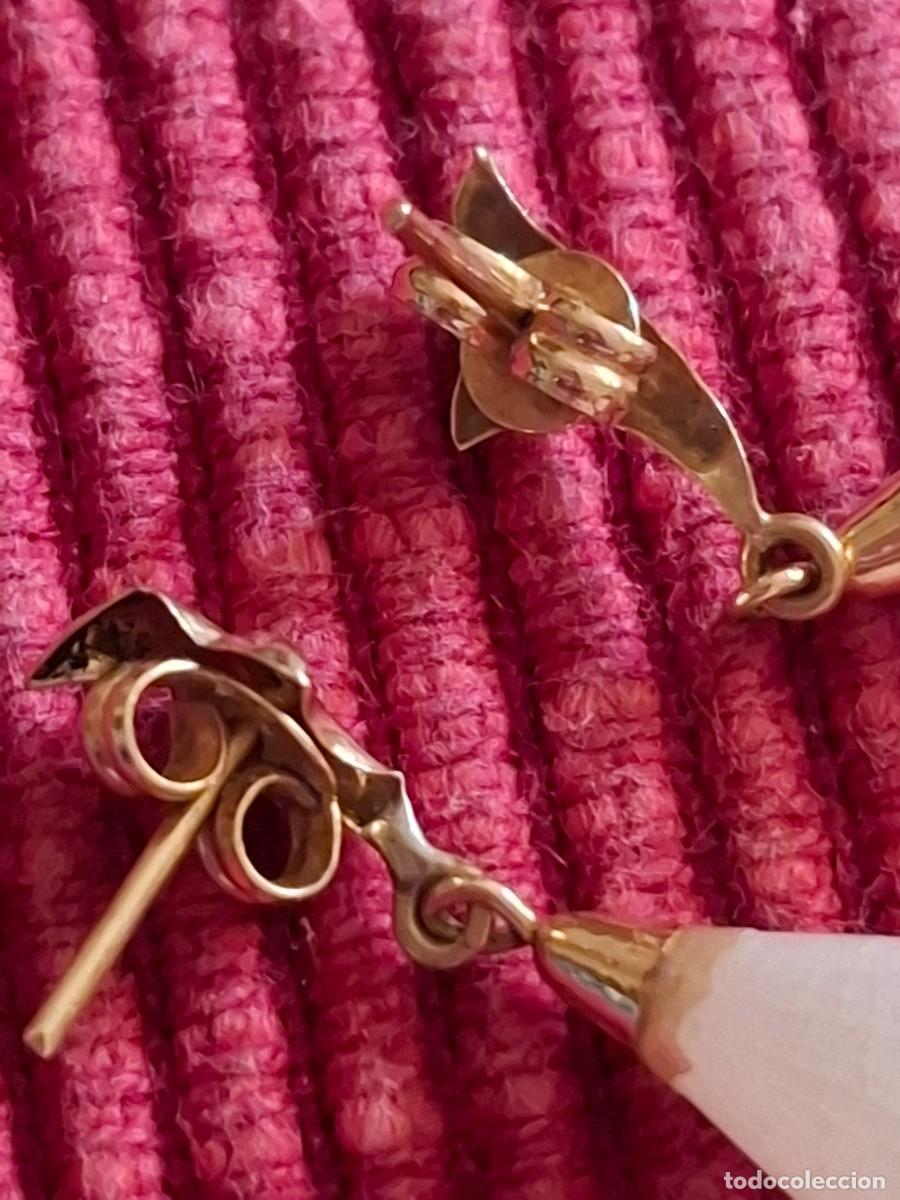 Joyeria: PENDIENTES DE ORO DE 18 QUILATES Y PERLAS - Foto 6