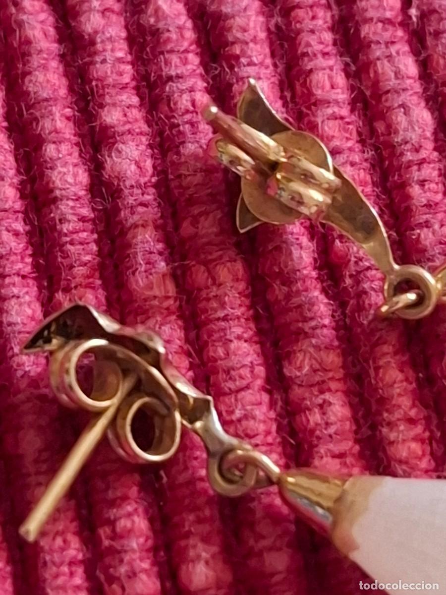 Joyeria: PENDIENTES DE ORO DE 18 QUILATES Y PERLAS - Foto 7
