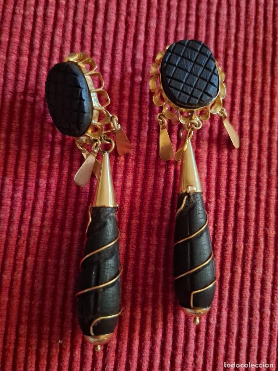 Joyeria: GRANDES PENDIENTES DE ORO DE 18 QUILATES - Foto 1