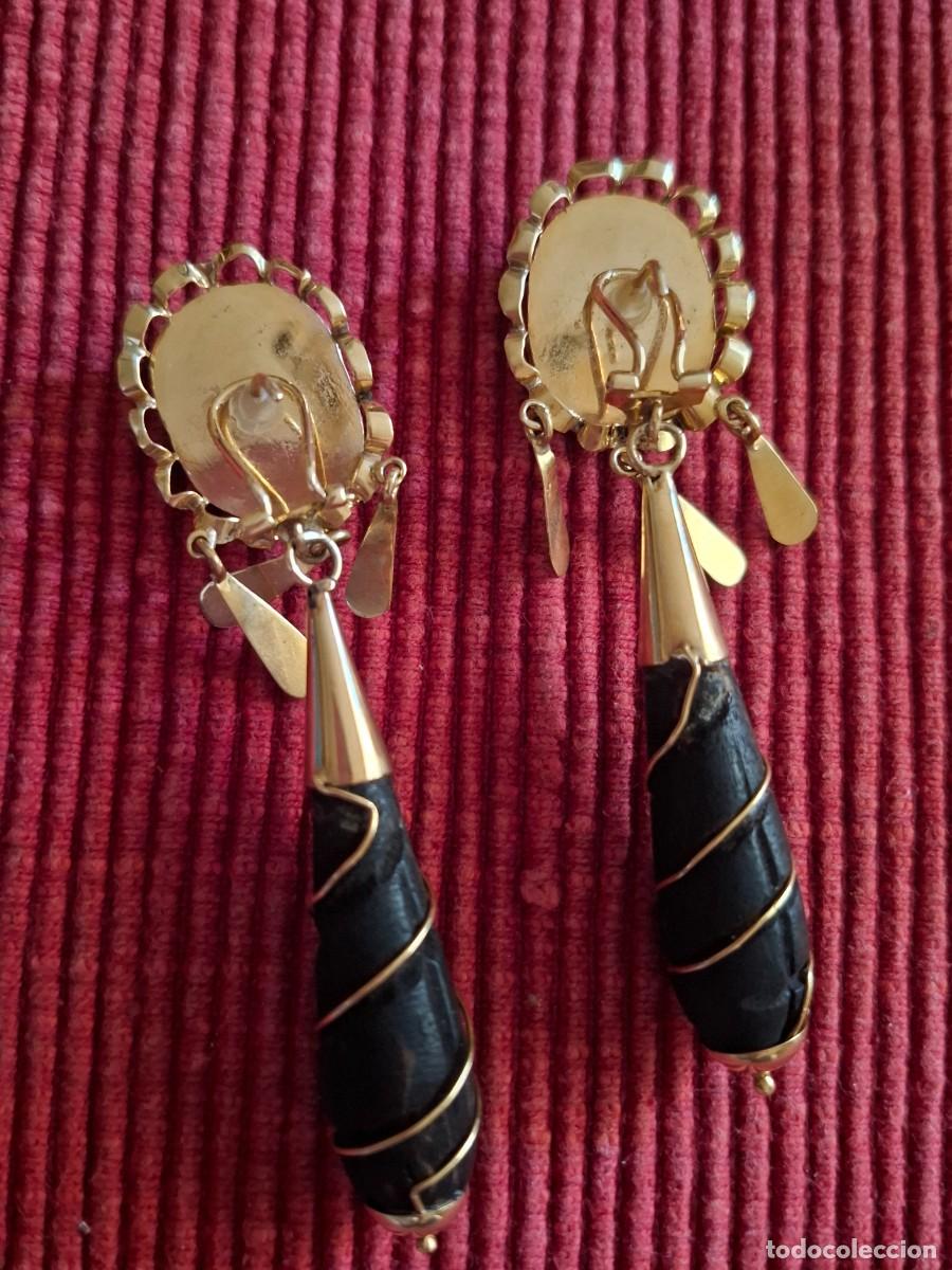 Joyeria: GRANDES PENDIENTES DE ORO DE 18 QUILATES - Foto 3