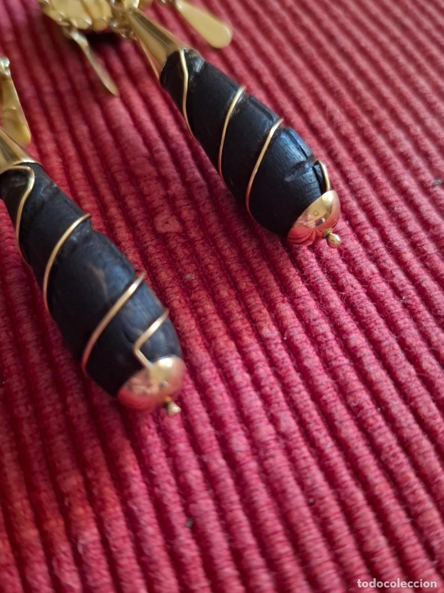 Joyeria: GRANDES PENDIENTES DE ORO DE 18 QUILATES - Foto 6