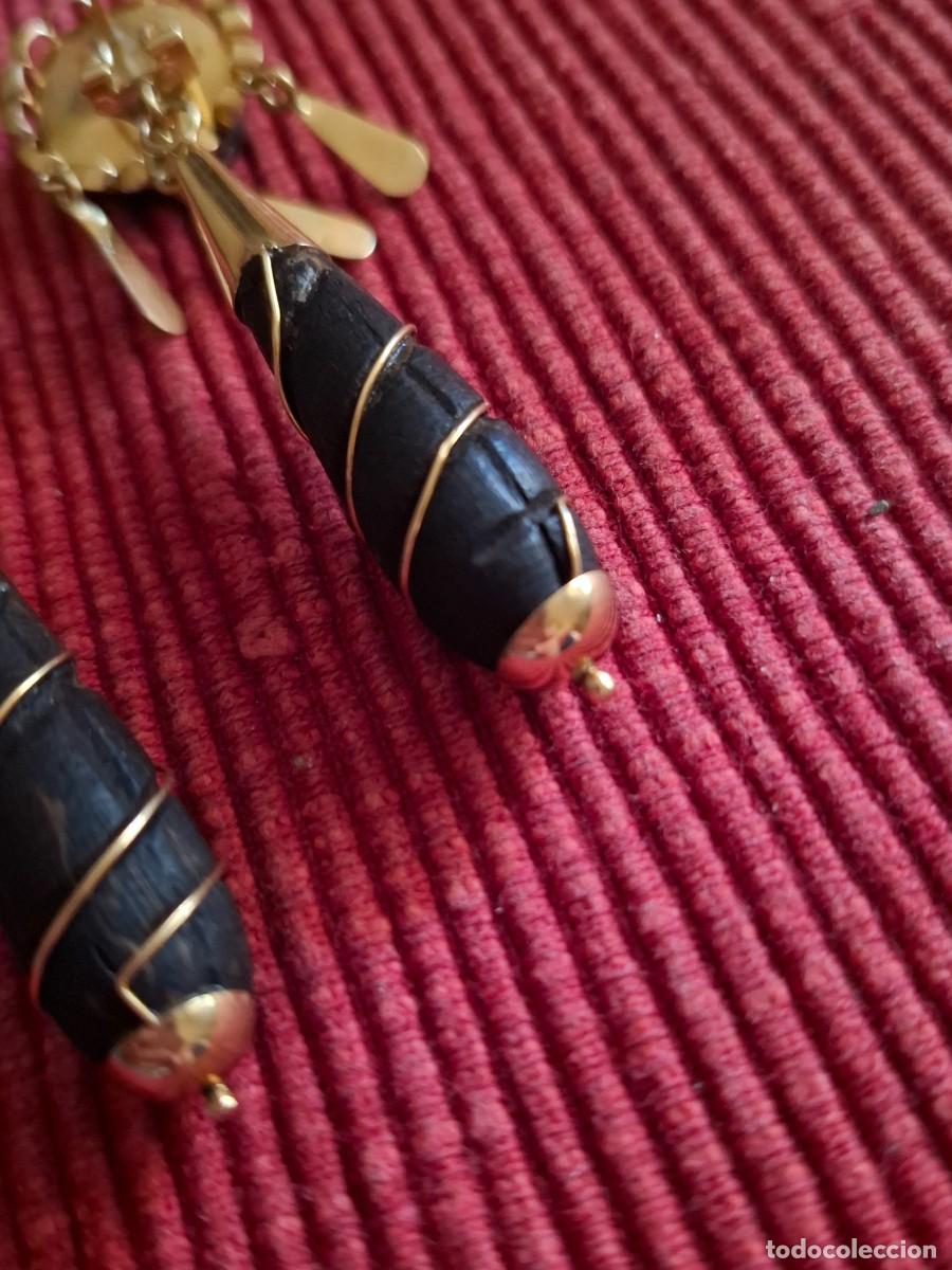 Joyeria: GRANDES PENDIENTES DE ORO DE 18 QUILATES - Foto 7