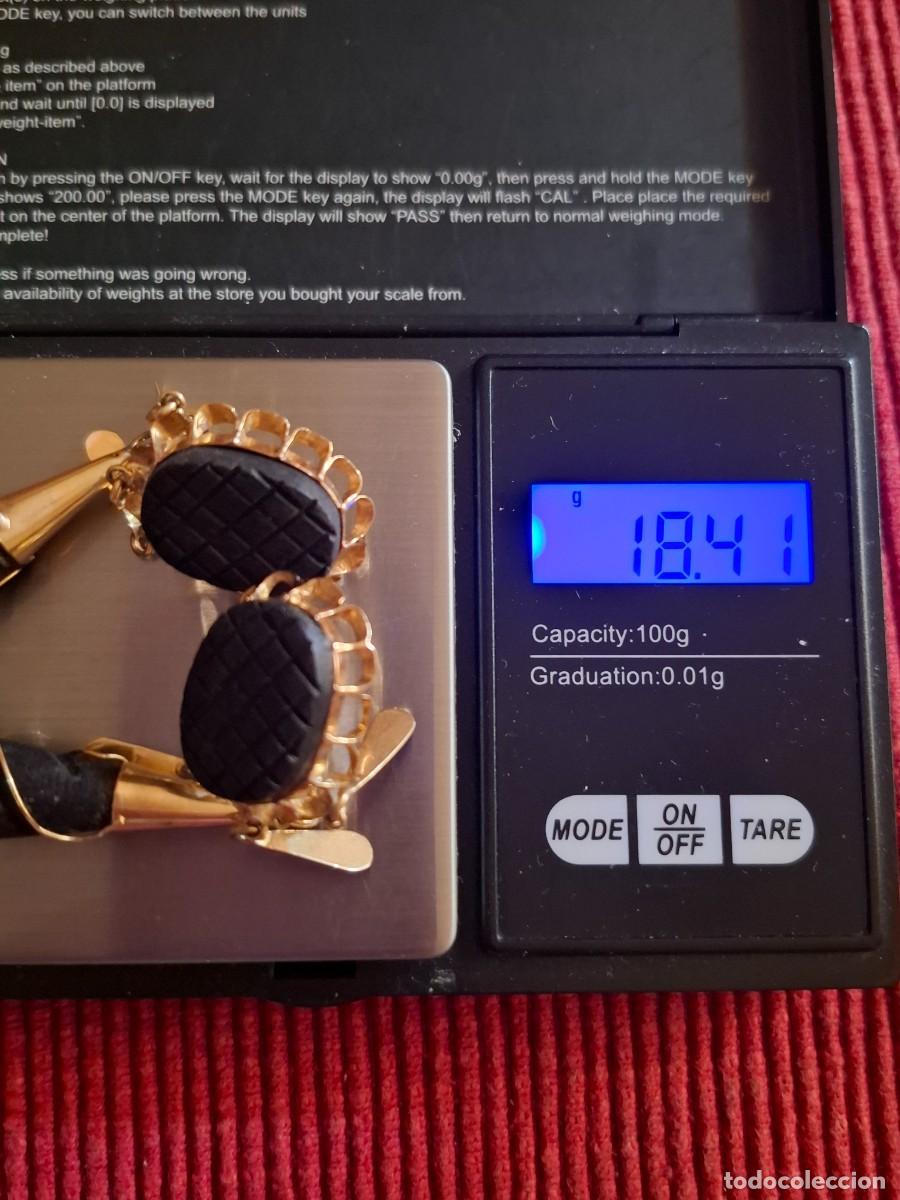 Joyeria: GRANDES PENDIENTES DE ORO DE 18 QUILATES - Foto 10