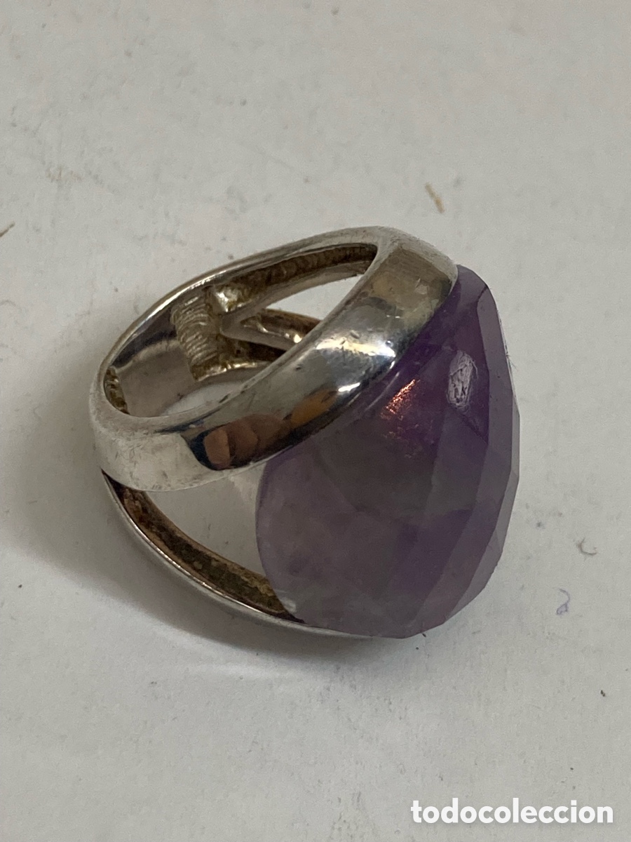 Joyeria: Anillo de plata y Amatista /S448 - Foto 1