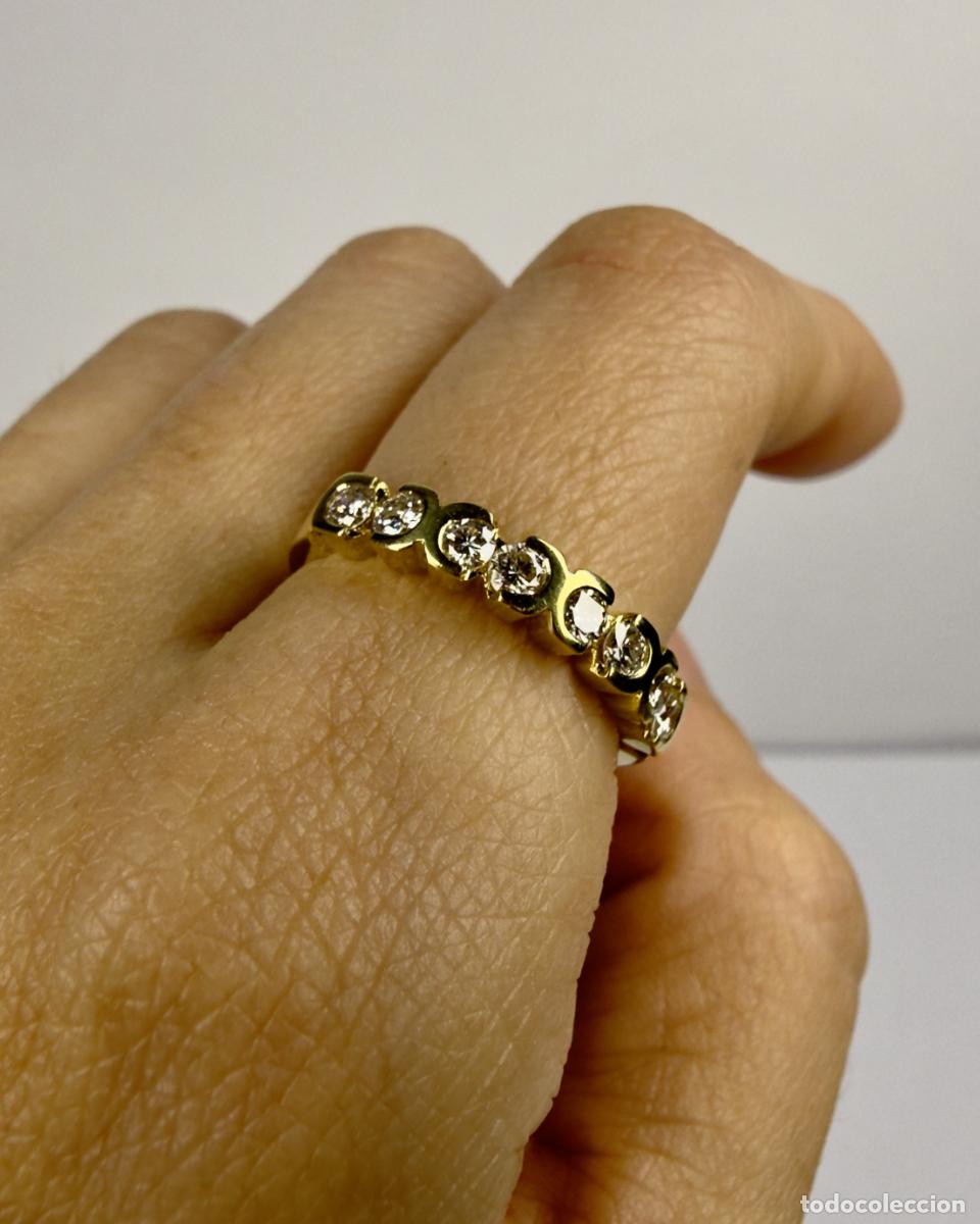 Joyeria: Anillo Oro 18k Diamantes - Foto 6