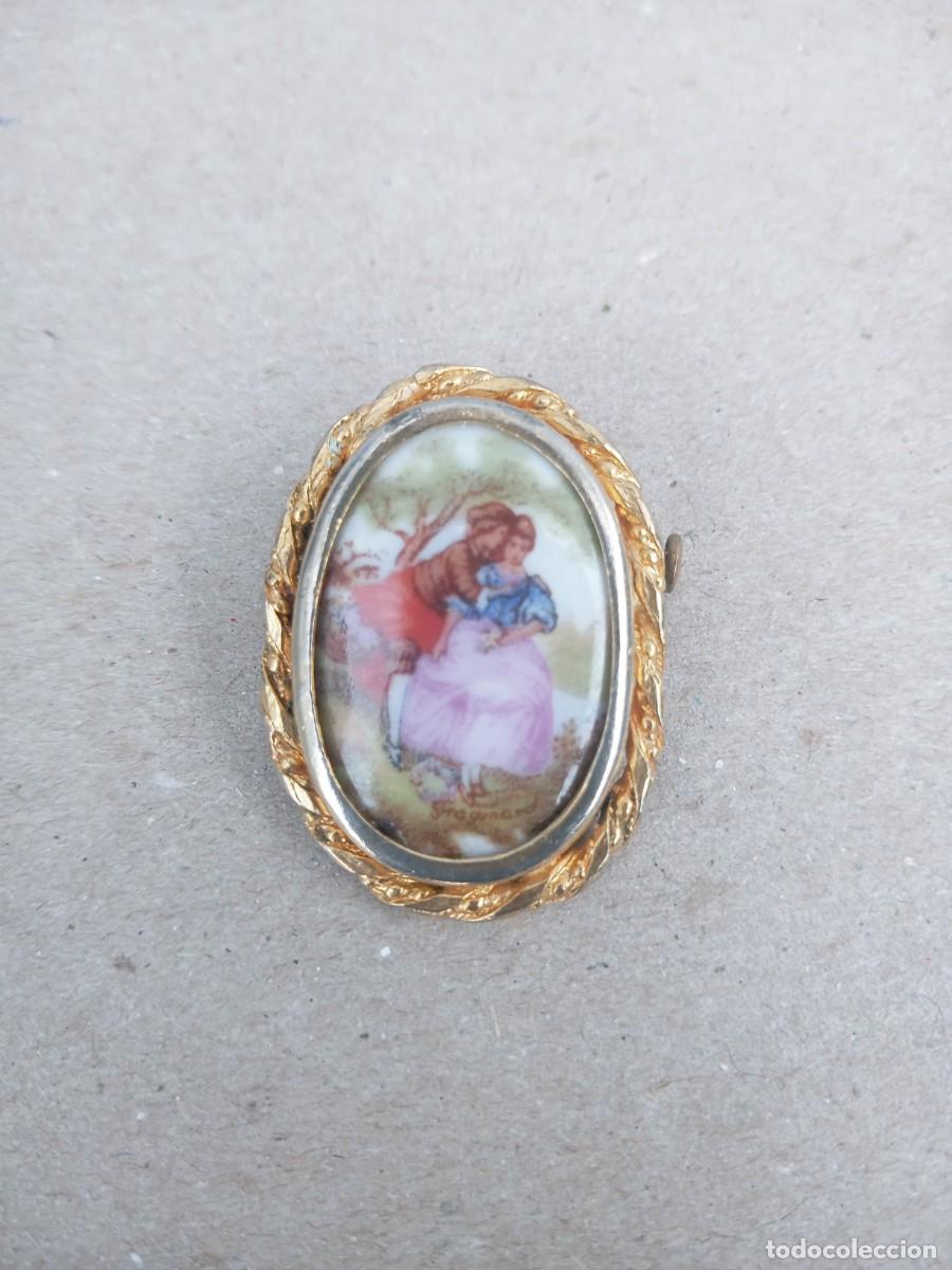 Joyeria: BONITO BROCHE ANTIGUO LIMOGES - Foto 6