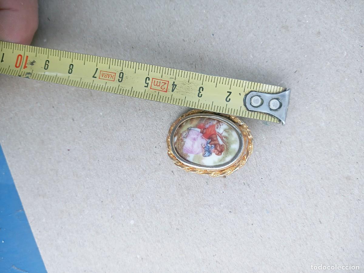 Joyeria: BONITO BROCHE ANTIGUO LIMOGES - Foto 9