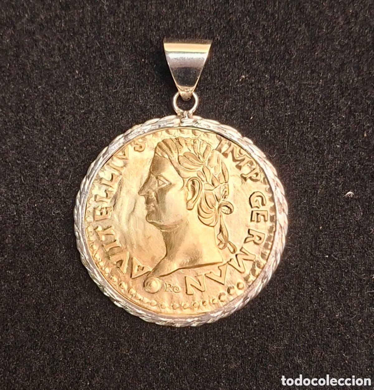 Joyeria: Colgante de plata 999 ba&ntilde;ado en oro