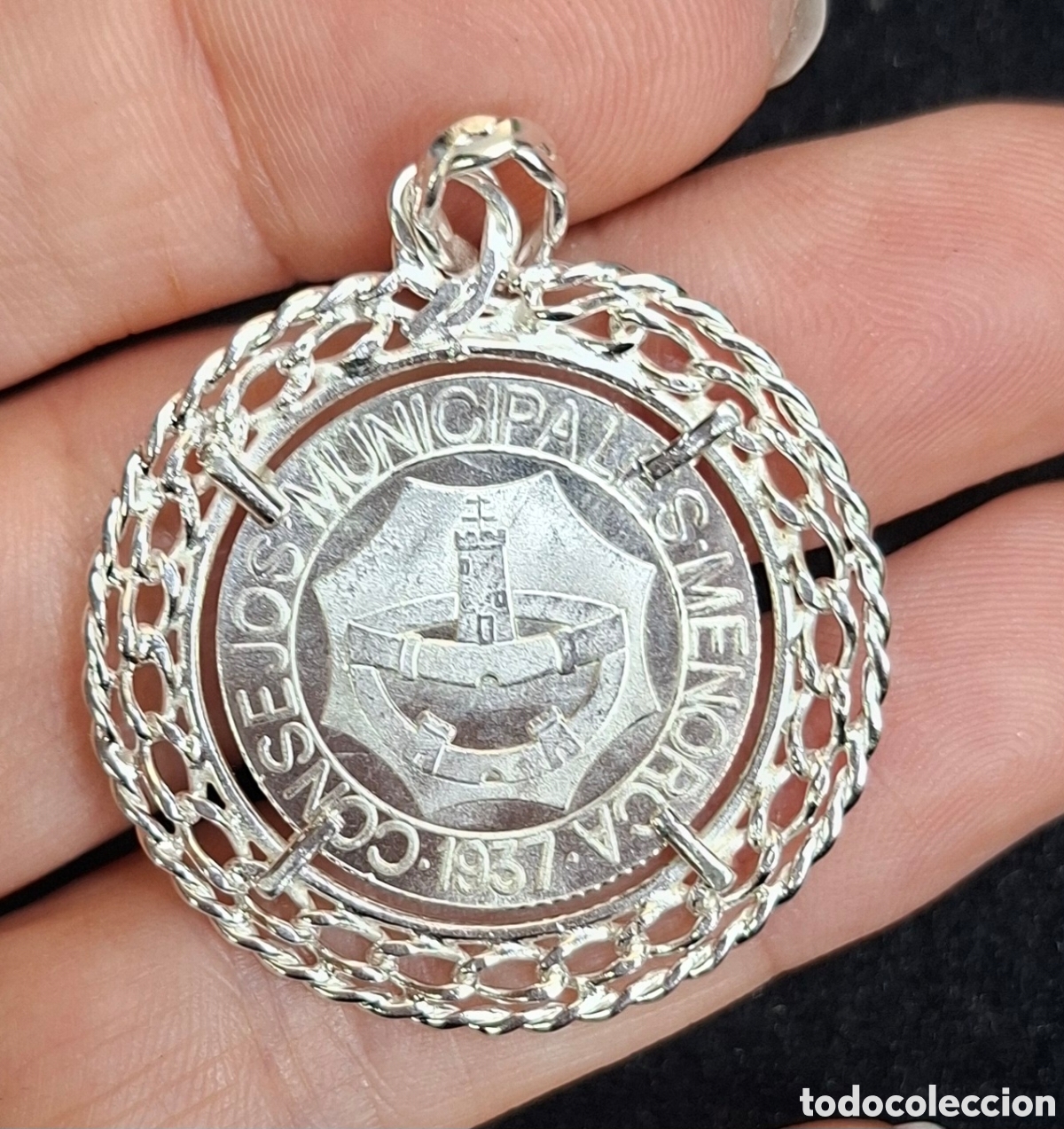 Joyeria: Colgante de plata 925 con moneda - Foto 2