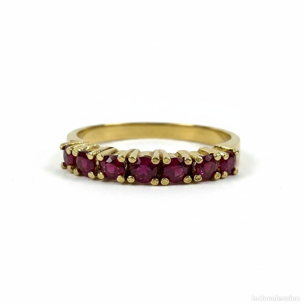 Joyeria: Anillo Oro 18k con Rub&iacute;es - Foto 1