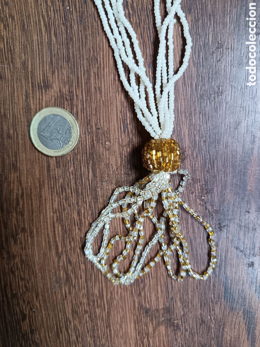 Joyeria: Antiguo collar de cuentas de cristal - Foto 3